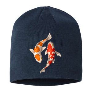 Swimming Koi Fishes Sustainable Beanie