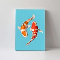 Swimming Koi Fishes Canvas