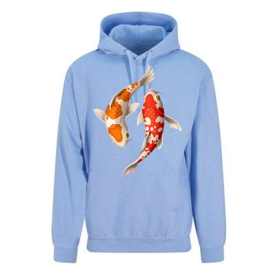 Swimming Koi Fishes Unisex Surf Hoodie