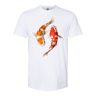 Swimming Koi Fishes Softstyle® CVC T-Shirt