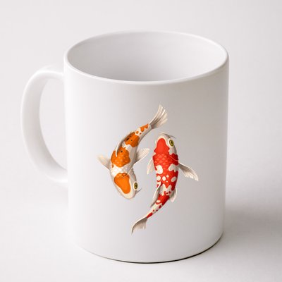 Swimming Koi Fishes Coffee Mug