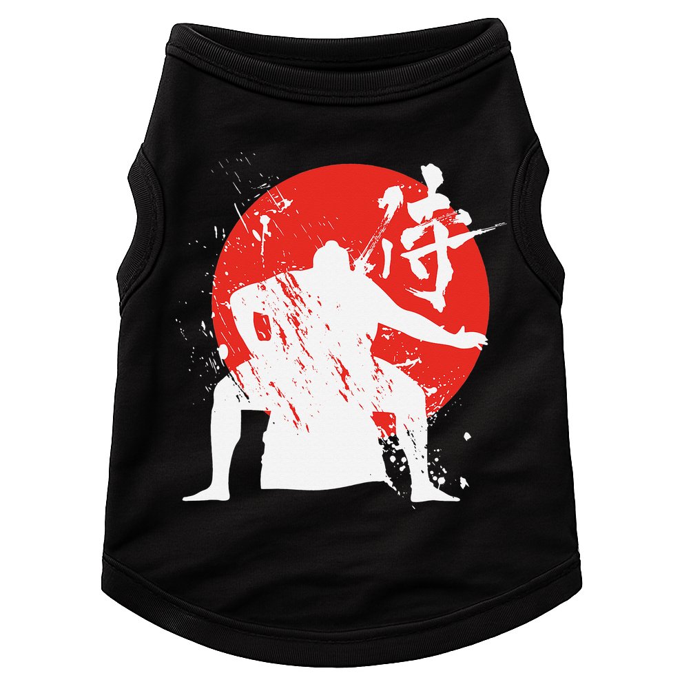 Sumo Wrestler Japanese Kanji Japan Wrestling  Doggie Tank