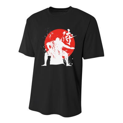 Sumo Wrestler Japanese Kanji Japan Wrestling  Youth Performance Sprint T-Shirt