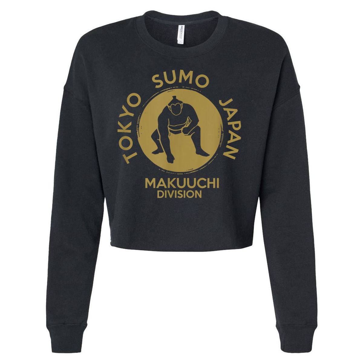 Sumo Wrestling Japan Tokyo Makuuchi Tournament Cropped Pullover Crew