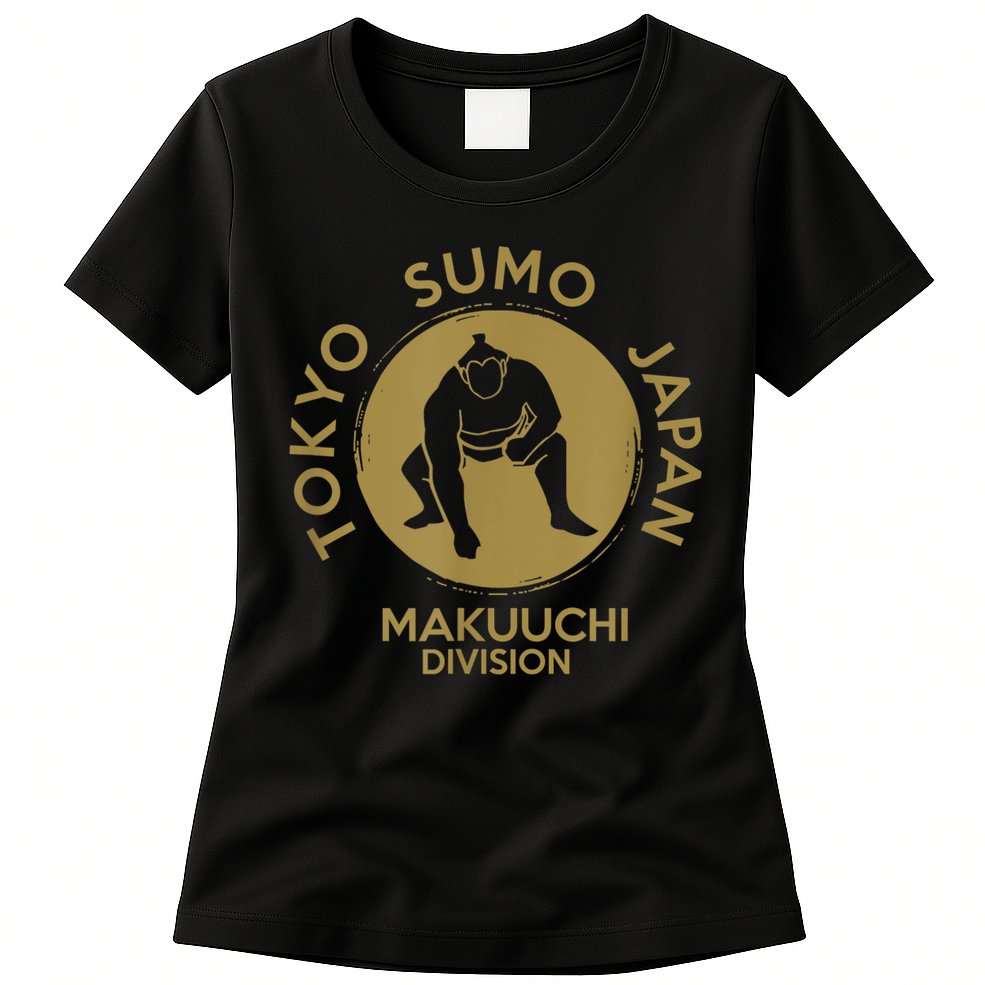 Sumo Wrestling Japan Tokyo Makuuchi Tournament Womens T-Shirt