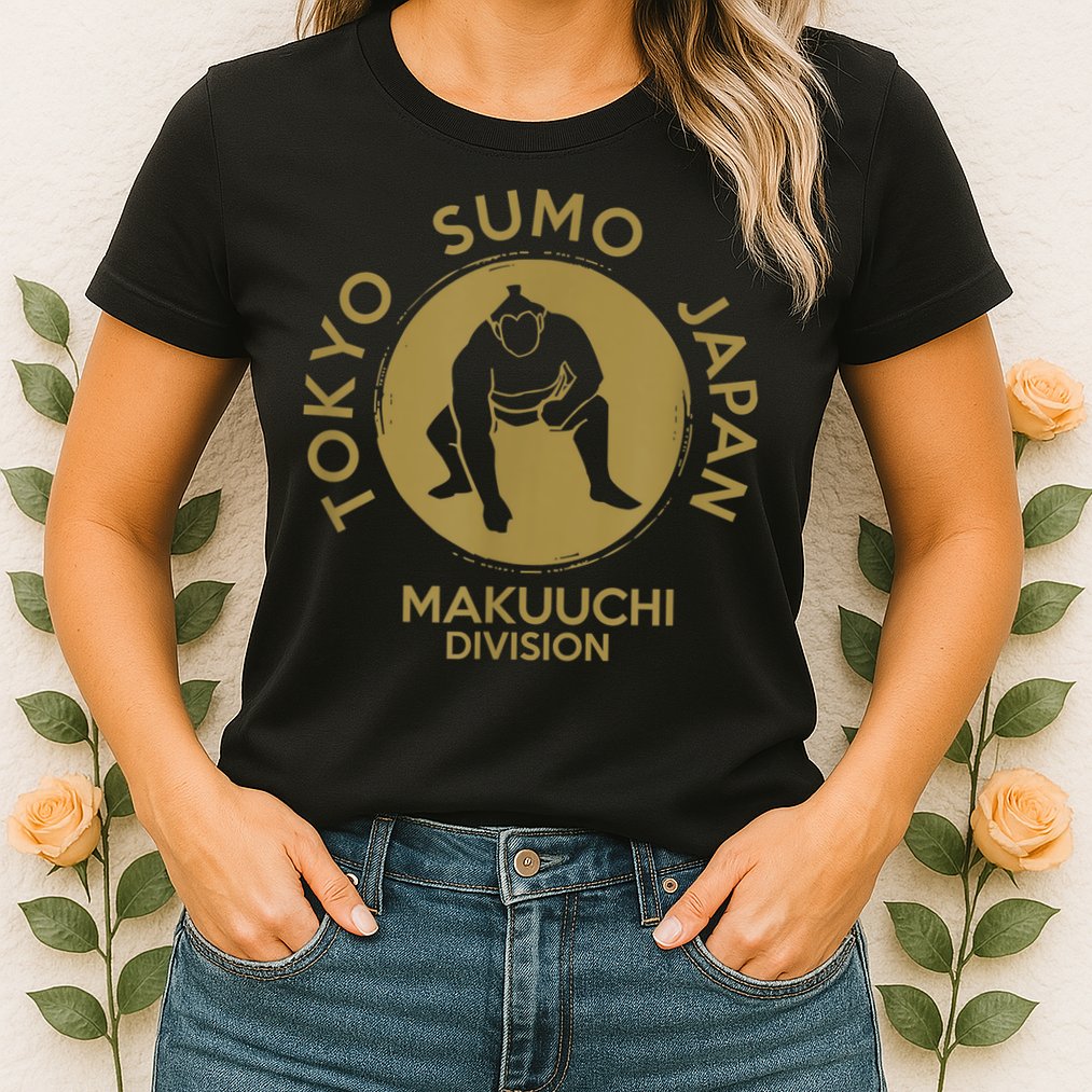 Sumo Wrestling Japan Tokyo Makuuchi Tournament Womens T-Shirt