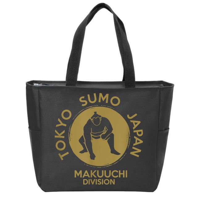 Sumo Wrestling Japan Tokyo Makuuchi Tournament Zip Tote Bag