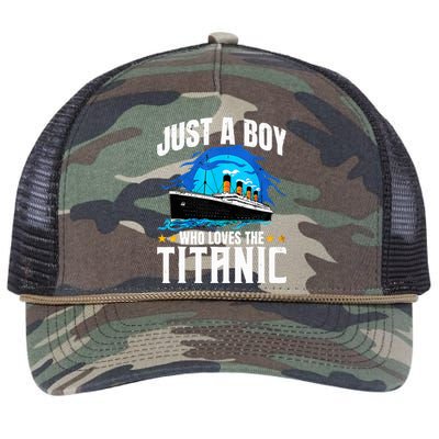 Ship Who Just Love The RMS Titanic Christmas Pajama Boy  Retro Rope Trucker Hat Cap