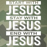 Start With Jesus Stay With End With Legacy Tie Dye Trucker Hat