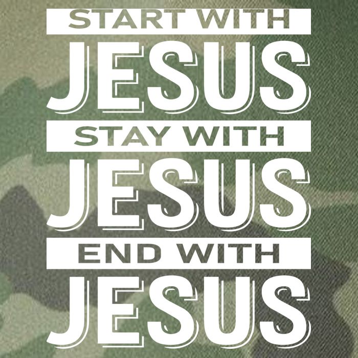Start With Jesus Stay With End With Legacy Tie Dye Trucker Hat