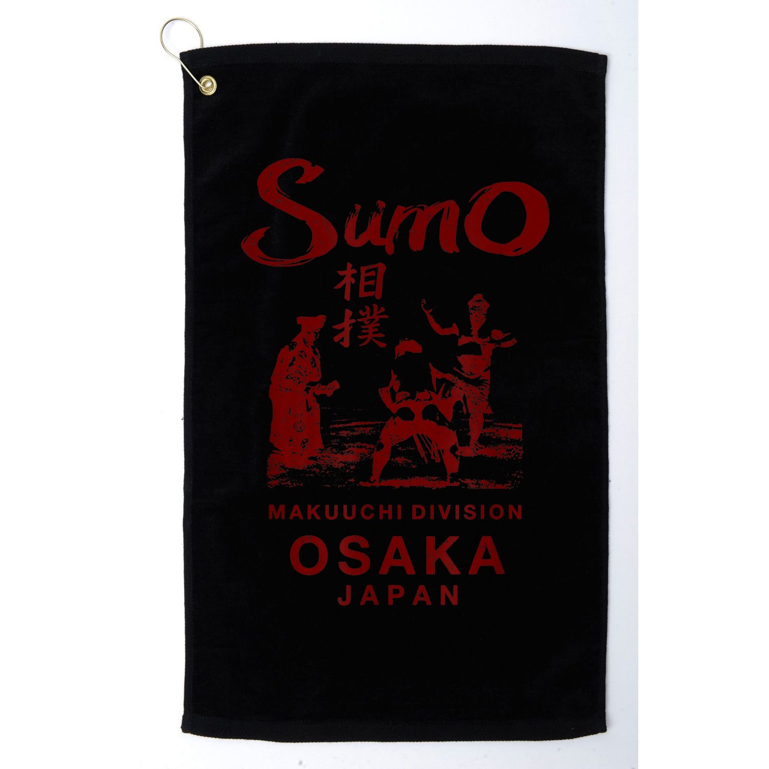 Sumo Wrestling Japan Osaka Japanese Golf Towel