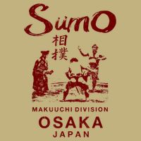 Sumo Wrestling Japan Osaka Japanese Cooling Performance Crew T-Shirt