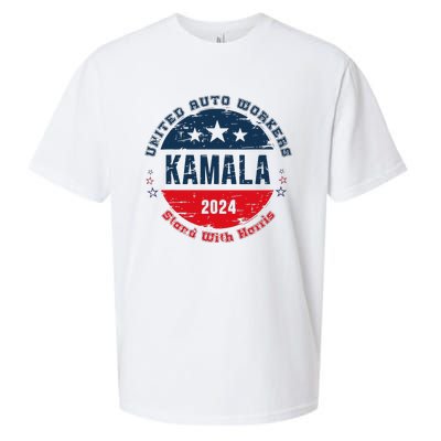 Stand With Kamala Harris Trump Is A Scab Vote Harris 2024 Sueded Cloud Jersey T-Shirt