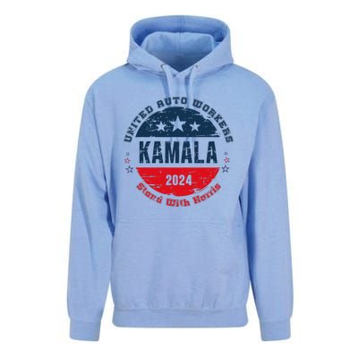 Stand With Kamala Harris Trump Is A Scab Vote Harris 2024 Unisex Surf Hoodie