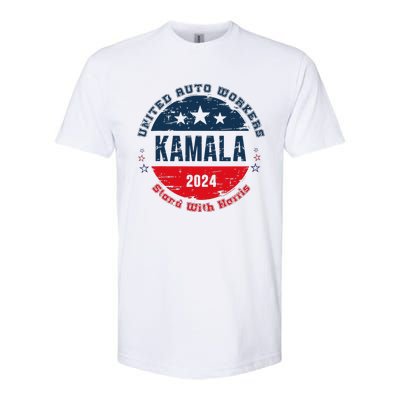 Stand With Kamala Harris Trump Is A Scab Vote Harris 2024 Softstyle CVC T-Shirt