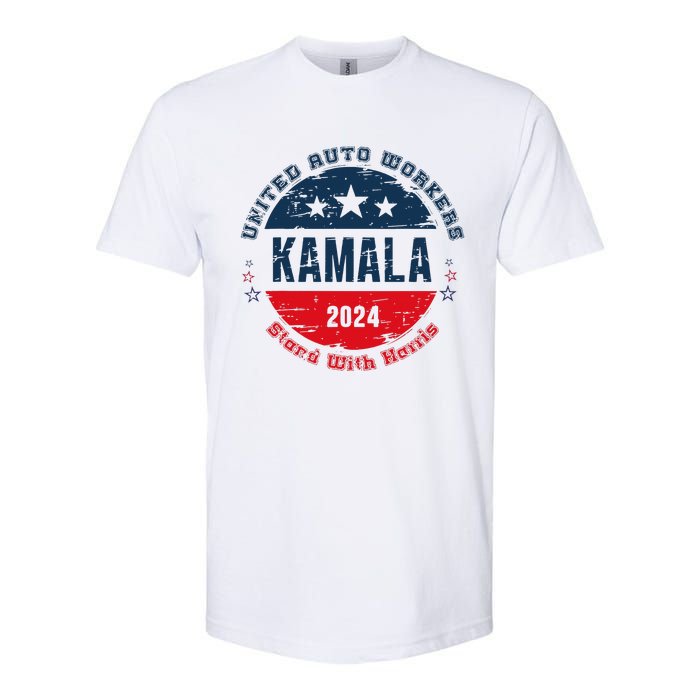 Stand With Kamala Harris Trump Is A Scab Vote Harris 2024 Softstyle CVC T-Shirt