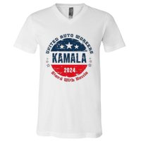 Stand With Kamala Harris Trump Is A Scab Vote Harris 2024 V-Neck T-Shirt