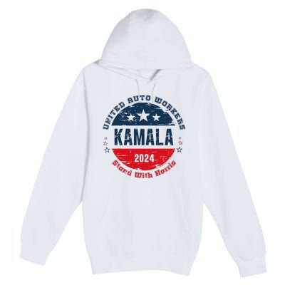 Stand With Kamala Harris Trump Is A Scab Vote Harris 2024 Premium Pullover Hoodie