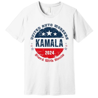 Stand With Kamala Harris Trump Is A Scab Vote Harris 2024 Premium T-Shirt