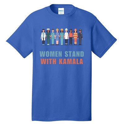 Stand With Kamala Walz Madam President Unity Harris Gift Tall T-Shirt