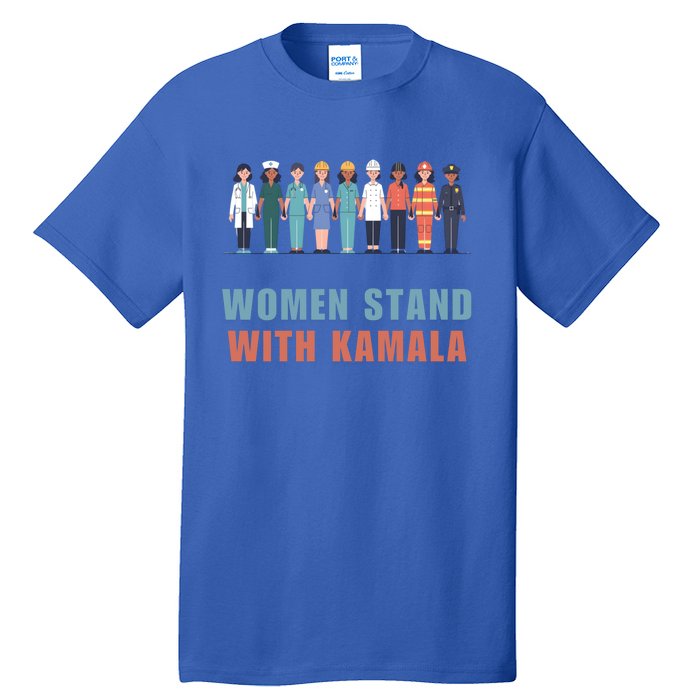 Stand With Kamala Walz Madam President Unity Harris Gift Tall T-Shirt