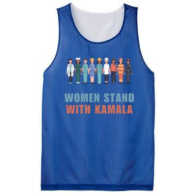 Stand With Kamala Walz Madam President Unity Harris Gift Mesh Reversible Basketball Jersey Tank