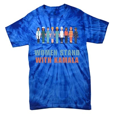 Stand With Kamala Walz Madam President Unity Harris Gift Tie-Dye T-Shirt