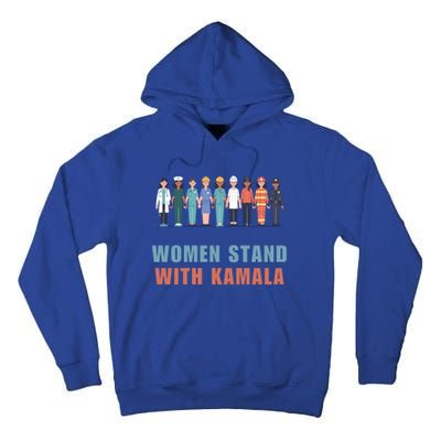 Stand With Kamala Walz Madam President Unity Harris Gift Tall Hoodie