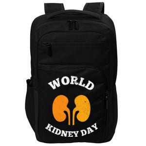 Simple World Kidney Day Society Awareness Impact Tech Backpack