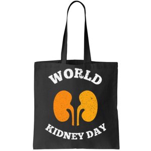 Simple World Kidney Day Society Awareness Tote Bag