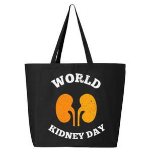 Simple World Kidney Day Society Awareness 25L Jumbo Tote