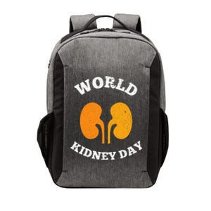 Simple World Kidney Day Society Awareness Vector Backpack