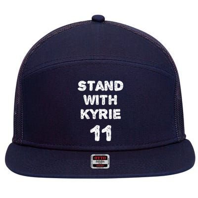 Stand With Kyrie 7 Panel Mesh Trucker Snapback Hat