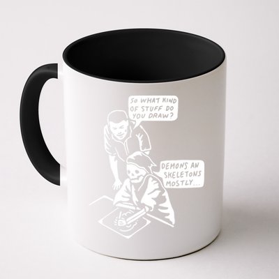 So What Kind Of Stuff Do You Draw Demons And Skeletons Mostly Mug