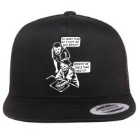 So What Kind Of Stuff Do You Draw Demons And Skeletons Mostly Flatbill Hat