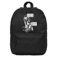 So What Kind Of Stuff Do You Draw Demons And Skeletons Mostly 16 in Basic Backpack