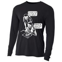 So What Kind Of Stuff Do You Draw Demons And Skeletons Mostly Cooling Performance Long Sleeve Crew