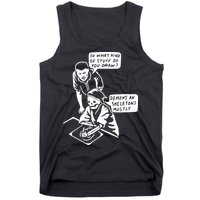 So What Kind Of Stuff Do You Draw Demons And Skeletons Mostly Tank Top