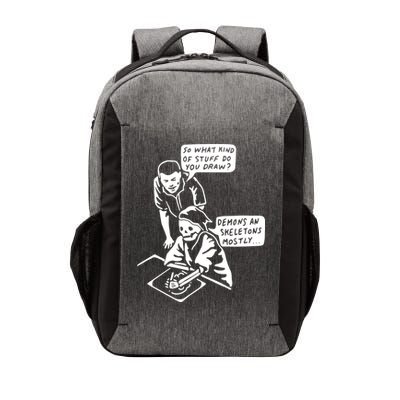 So What Kind Of Stuff Do You Draw Demons And Skeletons Mostly Vector Backpack