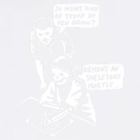 So What Kind Of Stuff Do You Draw Demons And Skeletons Mostly Garment-Dyed Sweatshirt