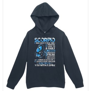 Scorpio Will Keep It Real 100 Prideful Scorpio Zodiac Urban Pullover Hoodie