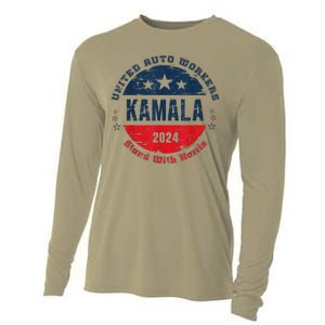 Stand With Kamala Harris Trump Is A Scab Vote Harris 2024 Cooling Performance Long Sleeve Crew