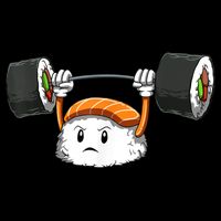 Sushi Weight Lifting Gym Sushi Workout Japanese Bodybuilder Impact Tech Backpack