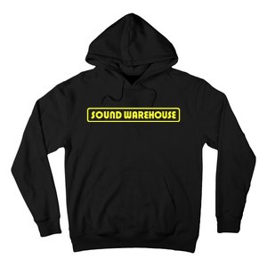 Sound Warehouse Logo Retro Music Fan Record Store Hoodie