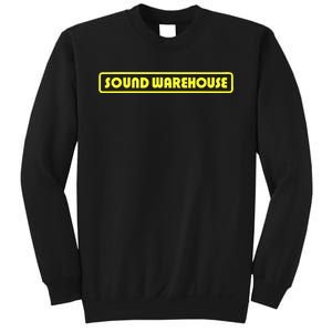 Sound Warehouse Logo Retro Music Fan Record Store Sweatshirt