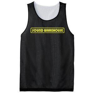 Sound Warehouse Logo Retro Music Fan Record Store Mesh Reversible Basketball Jersey Tank