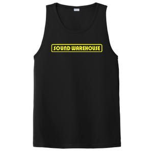 Sound Warehouse Logo Retro Music Fan Record Store PosiCharge Competitor Tank