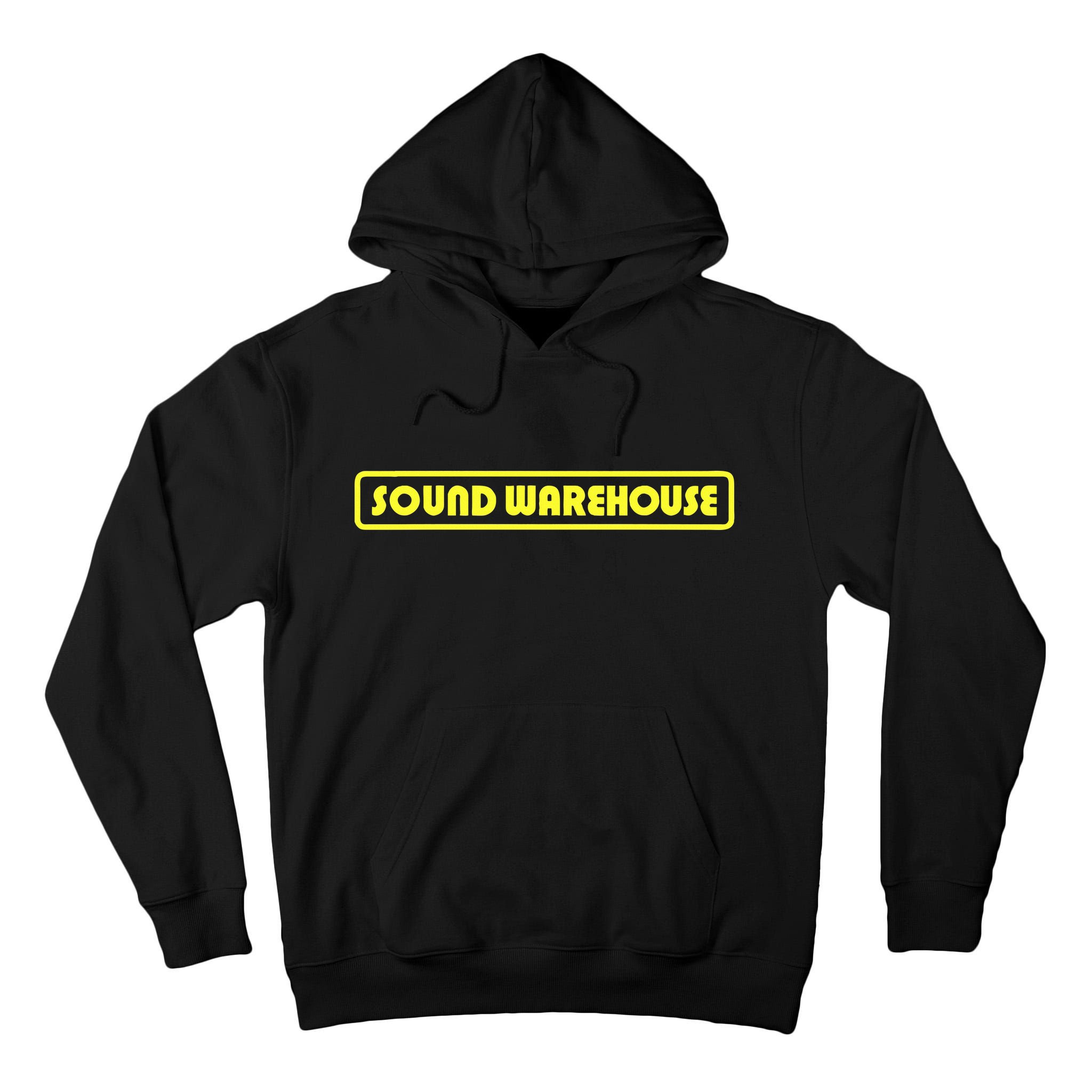 Sound Warehouse Logo Retro Music Fan Record Store Tall Hoodie
