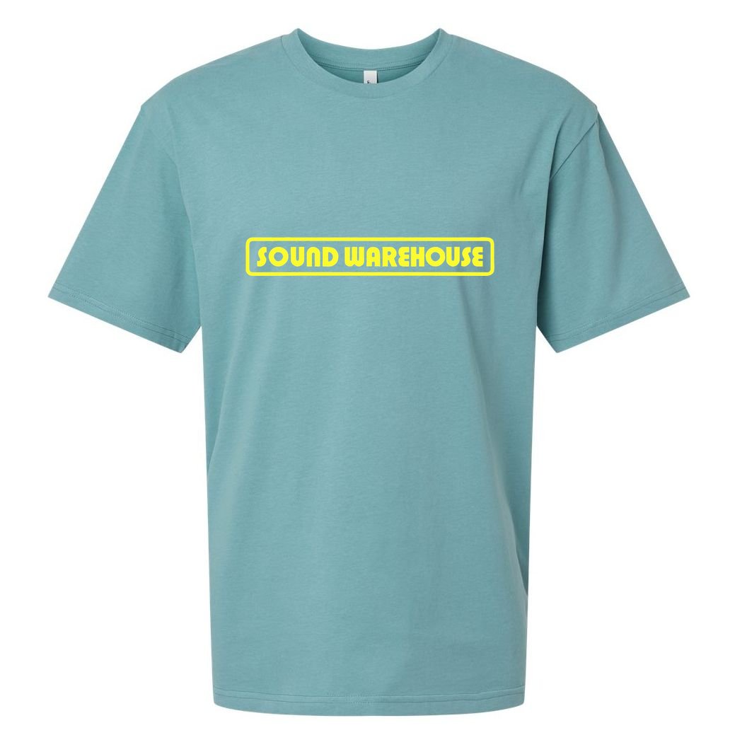 Sound Warehouse Logo Retro Music Fan Record Store Sueded Cloud Jersey T-Shirt