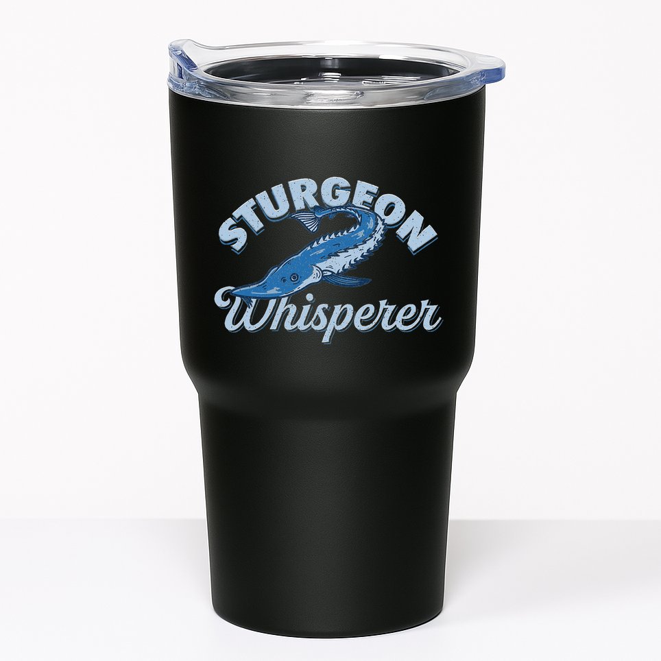 Sturgeon Whisperer Lake Life T Funny Fishing Gift Tumbler